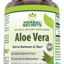 Herbal Secrets Aloe Vera 5000mg 120 Softgels Suplemento Diet