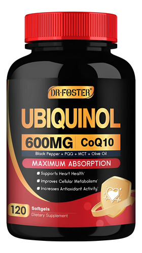 Drfoster Coqmg Ubiquinol Co Q 10 Suplemento Coenzima Q10 E