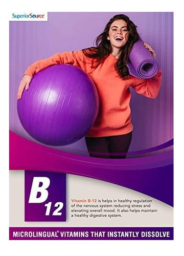 Vitamina B-12 Marca Superior Source 1000 Mcg/100 Comprimidos - Imagem 5