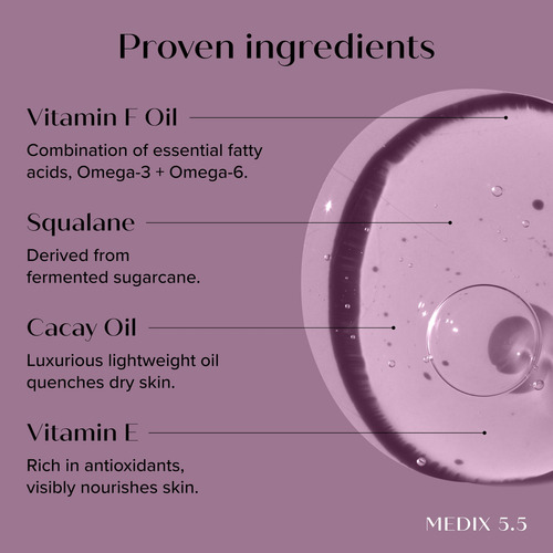 Hidratante Medix 5.5 Corpo E Rosto 50ml Com 20% De Óleo De V - Imagem 3