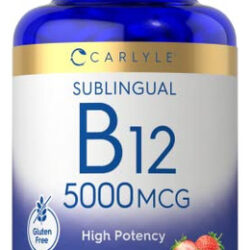 Suplemento Carlyle Vitamina B12 5000mcg 250 Comprimidos