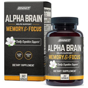 Suplemento Cerebral Nootrópico Onnit Alpha Brain Para
