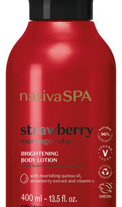 Body Lotion Nativa Spa O Boticário Ruby Strawberry 400ml