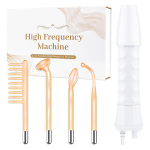 Varinha Facial De Alta Frequência Uaike Orange Com 4 Tubos D