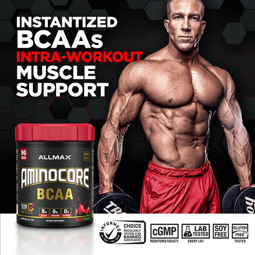 Suplemento Allmax Nutrition Aminocore Bcaa 135g De Limonada - Imagem 2