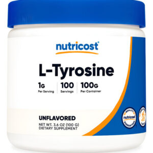 Nutricost L-tirosina Em Pó 100 Gramas (100 Porções) - 1g Por