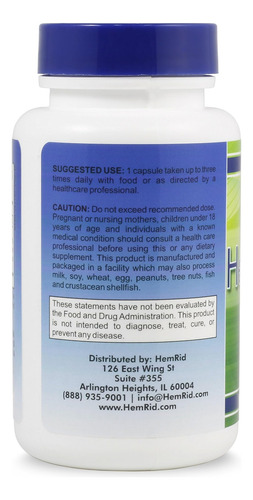Fórmula De Conforto Herbal Avançado Hemrid Plus - 45 Cápsula - Imagem 18