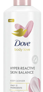 Limpador Corporal Dove Body Love Hyper-reactive Skin 500ml