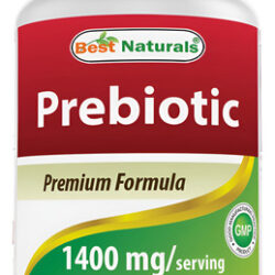 Suplemento Best Naturals Prebiotics Fiber Xos 1400mg 120 Cáp