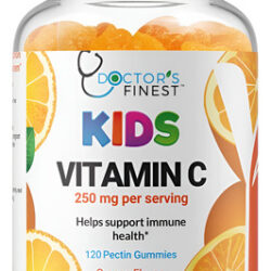 Vitamina C 250 Mg Doctors Finest 120 Gominhas Sabor Cítrico