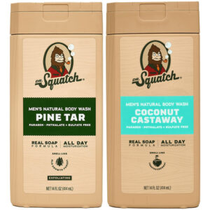 Sabonete Líquido Esfoliante Natural Dr. Squatch Alcatrão De