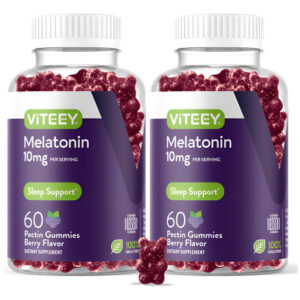 Sleep Gummies Viteey Melatonin 10mg Para Adultos E Adolescen