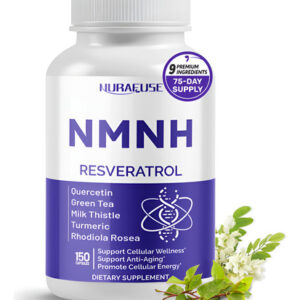 Suplemento Nurafuse De Alta Potência Nmnh Com Resveratrol 75