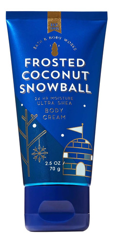 Bola De Neve De Coco Com Cobertura De Coco Da Bath And Body - Imagem 2