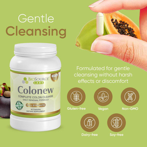 Biosource Labs Colonew Complete Colon Cleanse Suplemento De - Imagem 2