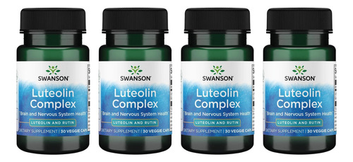 Suplemento Swanson Luteolin Complex Com Rutin Brain Support