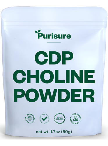 Suplemento Purisure Cdp Choline Powder 50g 200 Porções