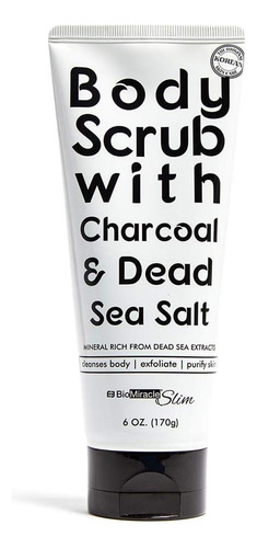 Esfoliante Corporal Biomiracle Com Carvão E Sal Do Mar Morto - Imagem 3