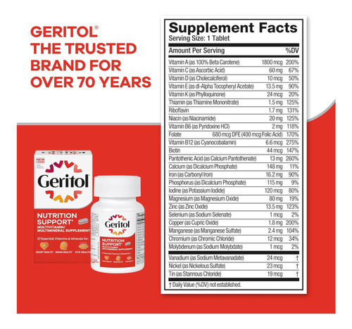 Geritol Suplemento Multivitamínico Contém Vitaminas B C - Imagem 6
