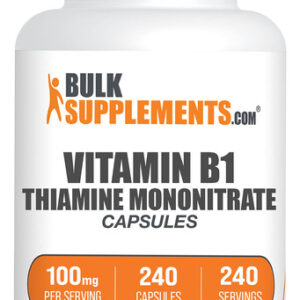 Suplemento Bulksupplements.com Mononitrato De Tiamina 100mg