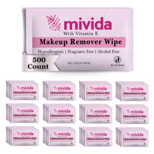 Toalhetes Desmaquilhantes Mivida 500 Count Embalados Individ