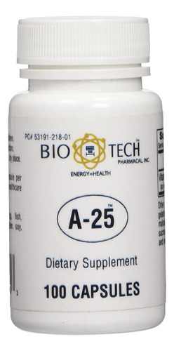 Suplemento Dietético Bio-tech Pharmacal A-25 Vitamina A 100 - Imagem 7