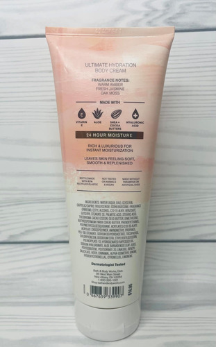Creme De Hidratação Bath & Body Works Amber Blush Ultimate B - Imagem 3