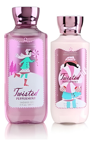Bath And Body Works Gel De Ducha De Menta Retorcida (10 Fl Y - Imagem 2