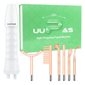Varinha Facial De Alta Frequência Uupas Portátil Com 6 Tubos