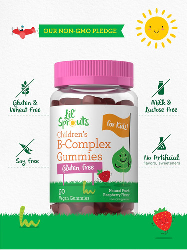 Gomas Carlyle Kids B Complex 90 Contagem Sabor Pêssego F - Imagem 6
