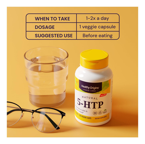 Origens Saudáveis: 5-htp 100mg 120 Cápsulas Vegetarianas - Imagem 13