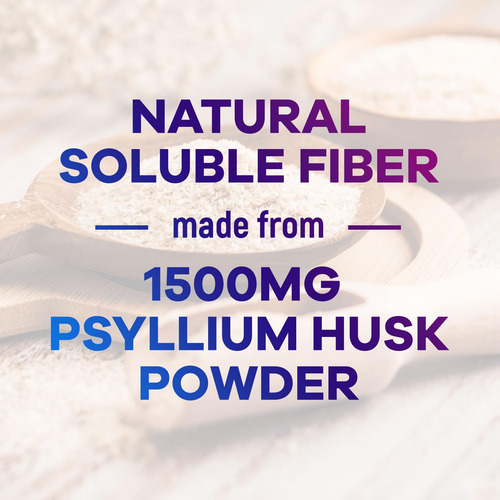 Cápsulas De Casca De Psyllium Em Pó Nature"s Peak 1500 Mg - - Imagem 3