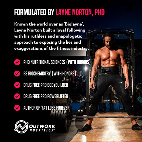 Pre Workout Powder Outwork Nutrition Tropical Candy Flavor - Imagem 4