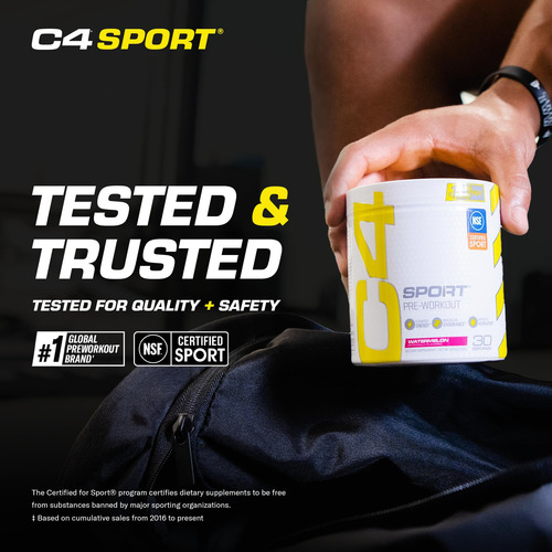 Pó Pré-treino Cellucor C4 Sport Watermelon 30 Porções - Imagem 6