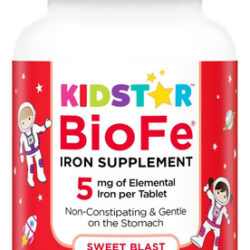 Comprimidos Mastigáveis ??de Ferro Puro Kidstar Nutrients Bi