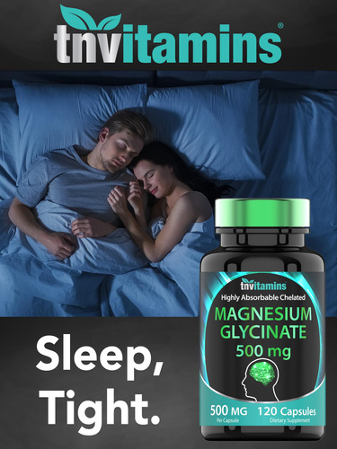 Suplemento Tnvitamins Magnésio Glicinato 500mg 120 Cápsulas - Imagem 6