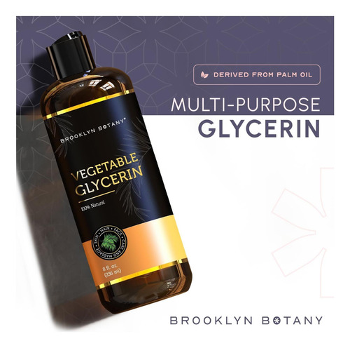 Glicerina Vegetal Botânica Do Brooklyn 8 Ml Óleo - Imagem 4