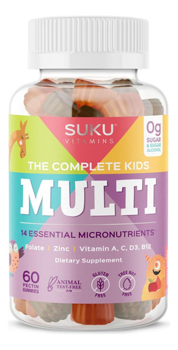 Vitaminas Suku - The Complete Kids Multi - Vitamina A Folat
