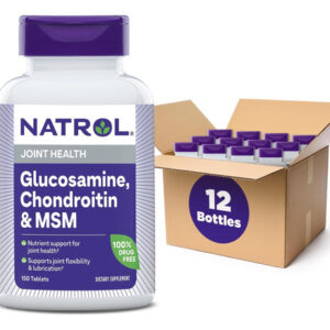 Natrol Glucosamina Condroitina Msm Tabletes 150 Unidades