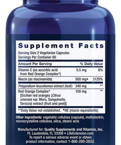 Life Extension Shade Factor 120 Cápsulas Vegetarianas