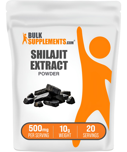 Suplemento Bulksupplements.com Extrato De Shilajit Em Pó 10g