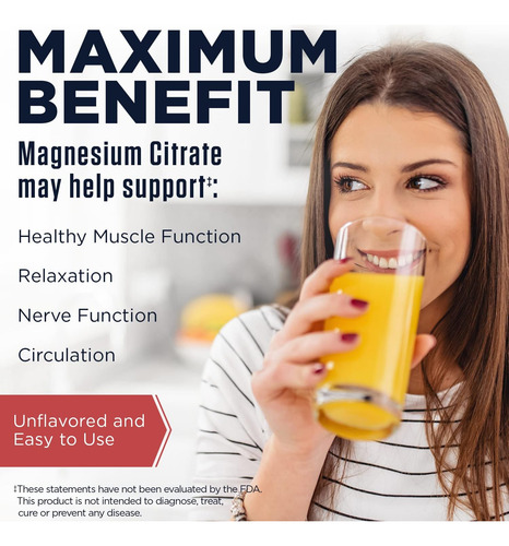 Kal Citrato De Magnésio 600 Mg Activmix Pó Instantâneo Supl - Imagem 3