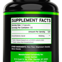 Suplemento De Ácido Araquidônico 1500 Mg (150 Cápsulas) - Su