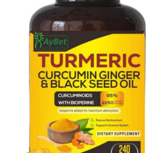 Aybet World 1st.turmeric Curcumin Ginger & Black Seed Oil 2