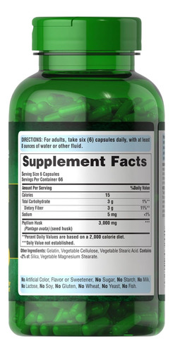Herbal Ease: Cascas De Psyllium 500 Mg Fibra Dietética - Imagem 2