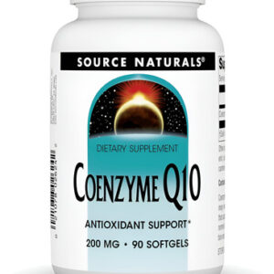 Coenzima Q10 Source Naturals 200 Mg Apoio Antioxidante