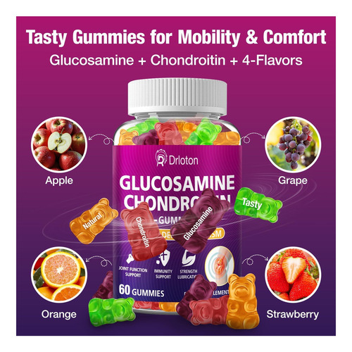 2000 Mg De Gomas De Condroitina De Glucosamina Com Msm E De - Imagem 3