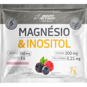 Kit 10x Sachês Magnésio E Inositol Dose Única 7g Bodyaction