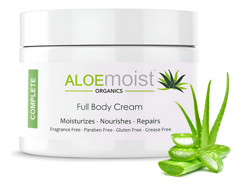 Loção Orgânica De Aloe Vera Para O Rosto Creme Hidratante
