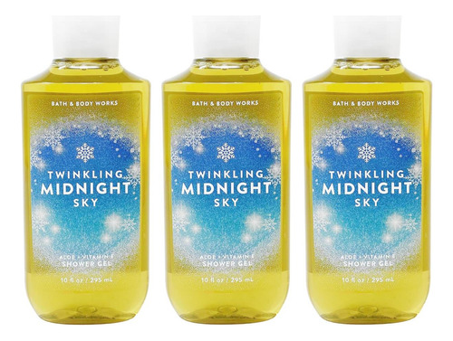 Pacote De Gel Bath & Body Works Centelleante Midnight Sky 3